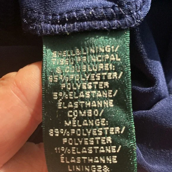 Ralph Lauren size 16 dark blue sequin dress - Picture 10 of 12